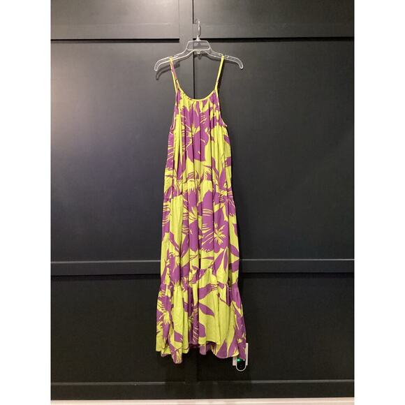 New York & Co. Floral Print maxi Dress Sleeveless Tropical Relaxed XS NWT - Picture 2 of 10